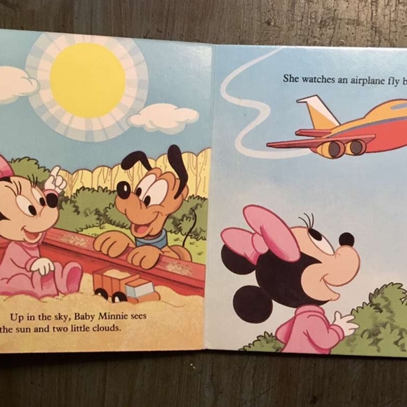 Vintage Disney Babies "What's Up High?" Little Golden Board Book 1988 - Picture 3 of 5